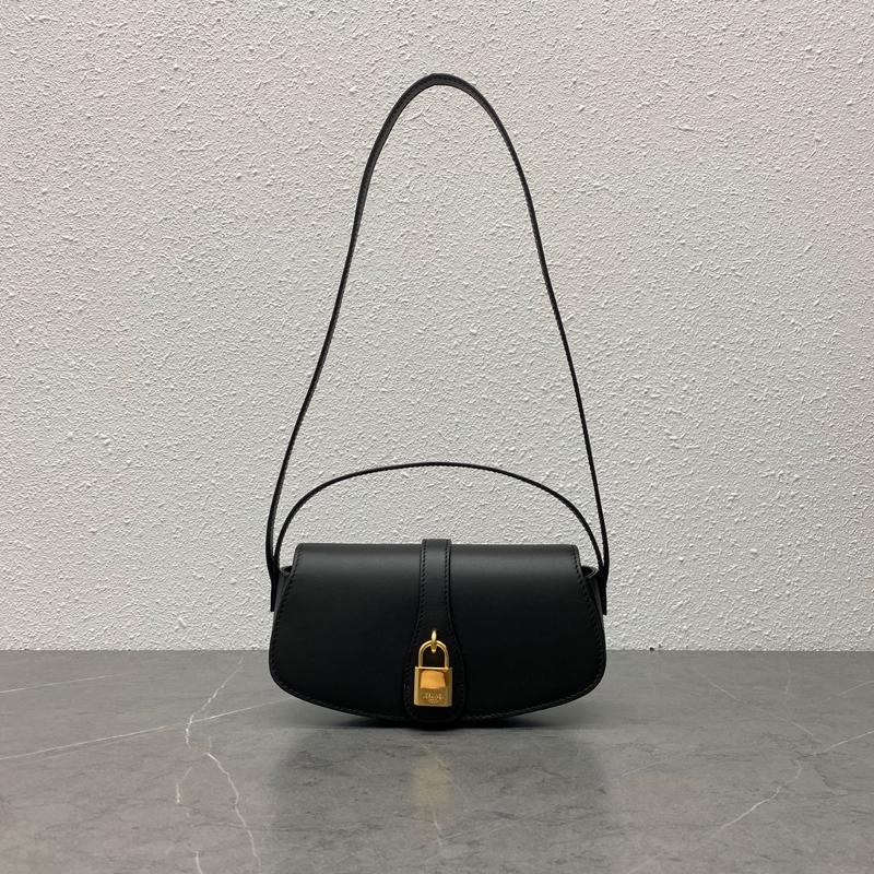 Celine Shoulder Handbag 101592 full leather black